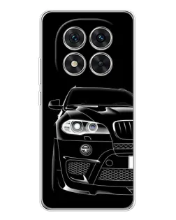 Чехол для Xiaomi Redmi Note 14 Pro 5G с картинкой «Темный силуэт BMW»