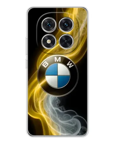 Чехол для Xiaomi Redmi Note 14 Pro 5G с картинкой «Золотистый дым BMW»