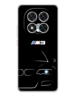 Чехол для Xiaomi Redmi Note 14 Pro 5G с картинкой «Минималистичный принт BMW M3»