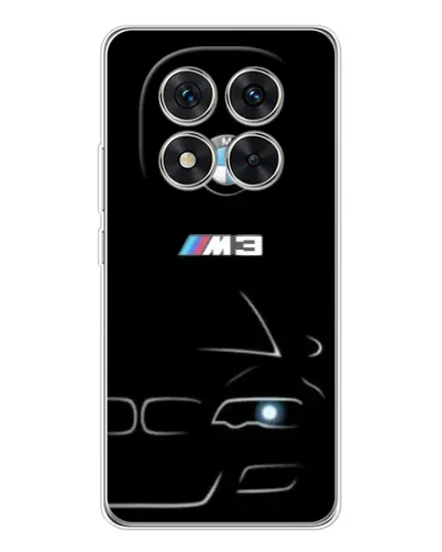 Чехол для Xiaomi Redmi Note 14 Pro 5G с картинкой «Минималистичный принт BMW M3»