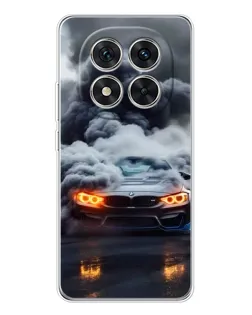 Чехол для Xiaomi Redmi Note 14 Pro 5G с картинкой «BMW в дыму»