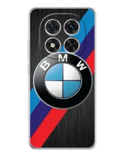 Чехол для Xiaomi Redmi Note 14 Pro 5G с картинкой «BMW M-stripes стиль»