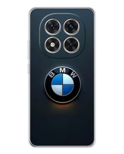 Чехол для Xiaomi Redmi Note 14 Pro 5G с картинкой «Логотип BMW — минимализм»