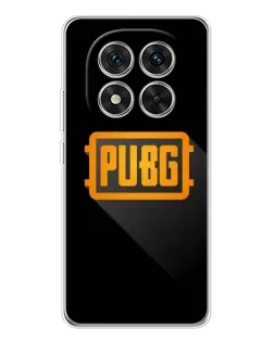 Чехол для Xiaomi Redmi Note 14 Pro 5G с картинкой «PUBG — рамка лого»