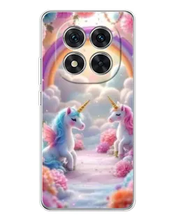 Чехол для Xiaomi Redmi Note 14 Pro 5G с картинкой «Радуга и единороги» Чехол для Xiaomi Redmi Note 14 Pro 5G с картинкой «Радуга и единороги»