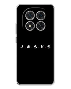 Чохол для Xiaomi Redmi Note 14 Pro 5G з картинкою «Крапки віри J.E.S.U.S.»