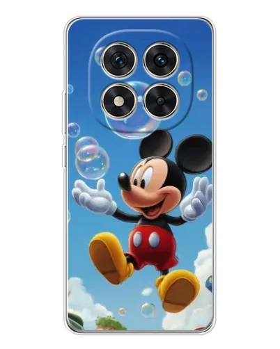 Чехол для Xiaomi Redmi Note 14 Pro 5G с картинкой «Mickey и мыльные пузыри»
