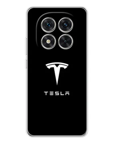 Чехол для Xiaomi Redmi Note 14 Pro 5G с картинкой «Tesla White Logo» Чехол для Xiaomi Redmi Note 14 Pro 5G с картинкой «Tesla White Logo»