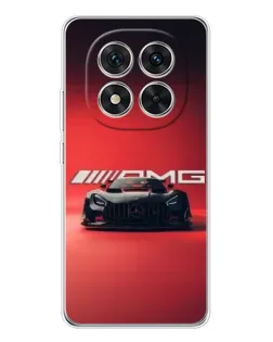 Чехол для Xiaomi Redmi Note 14 Pro 5G с картинкой «Mercedes AMG — красная линия»