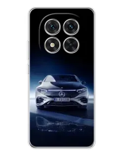 Чехол для Xiaomi Redmi Note 14 Pro 5G с картинкой «Ночной Mercedes EQ»