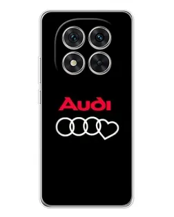 Чехол для Xiaomi Redmi Note 14 Pro 5G с картинкой «Логотип Audi Heart» Чехол для Xiaomi Redmi Note 14 Pro 5G с картинкой «Логотип Audi Heart»
