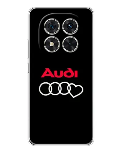 Чехол для Xiaomi Redmi Note 14 Pro 5G с картинкой «Логотип Audi Heart»