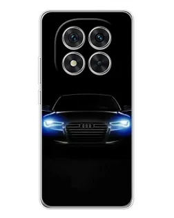 Чехол для Xiaomi Redmi Note 14 Pro 5G с картинкой «Audi в неоне»