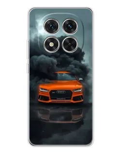 Чехол для Xiaomi Redmi Note 14 Pro 5G с картинкой «Audi в облаках дыма»