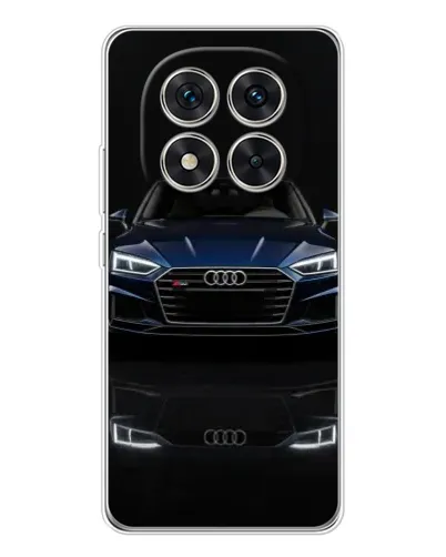 Чехол для Xiaomi Redmi Note 14 Pro 5G с картинкой «Audi — ночное отражение»