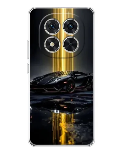 Чехол для Xiaomi Redmi Note 14 Pro 5G с картинкой «Ночной Lamborghini драйв»