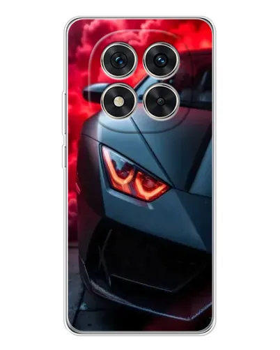Чехол для Xiaomi Redmi Note 14 Pro 5G с картинкой «Lamborghini красное сияние»