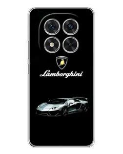 Чехол для Xiaomi Redmi Note 14 Pro 5G с картинкой «Логотип Lamborghini классика»
