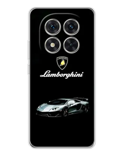 Чехол для Xiaomi Redmi Note 14 Pro 5G с картинкой «Логотип Lamborghini классика»