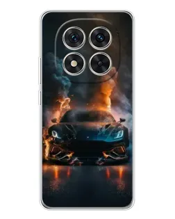 Чехол для Xiaomi Redmi Note 14 Pro 5G с картинкой «Lamborghini дымная эстетика»
