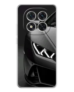 Чехол для Xiaomi Redmi Note 14 Pro 5G с картинкой «Lamborghini фары детализация»