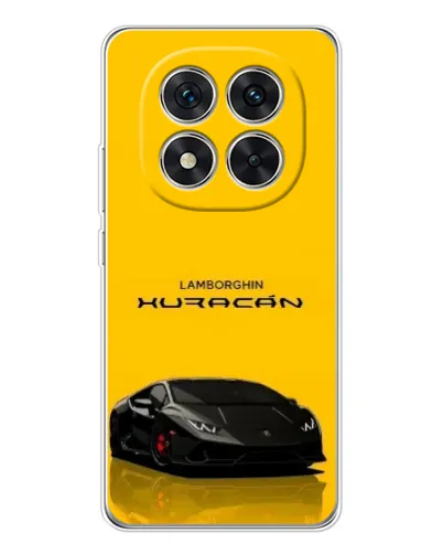 Чехол для Xiaomi Redmi Note 14 Pro 5G с картинкой «Lamborghini Huracan черный»