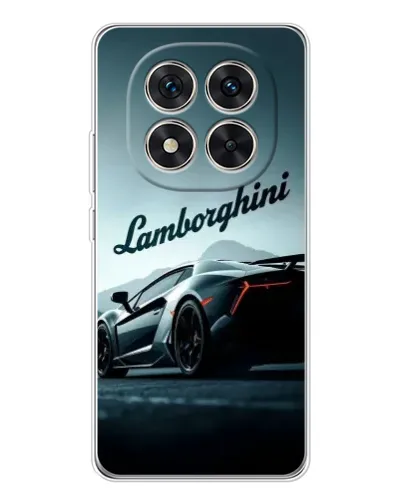 Чехол для Xiaomi Redmi Note 14 Pro 5G с картинкой «Классическая надпись Lamborghini»