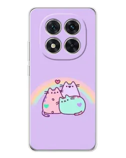 Чехол для Xiaomi Redmi Note 14 Pro 5G с картинкой «Радужные Пушины»