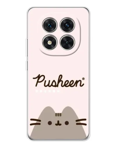 Чехол для Xiaomi Redmi Note 14 Pro 5G с картинкой «Pusheen логотип» Чехол для Xiaomi Redmi Note 14 Pro 5G с картинкой «Pusheen логотип»