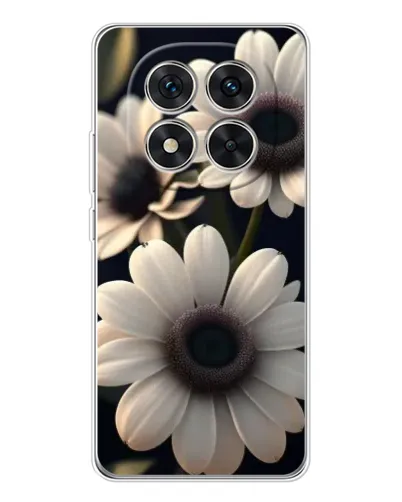 Чохол для Xiaomi Redmi Note 14 Pro 5G з картинкою «Білі маргаритки макро»