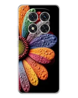 Чохол для Xiaomi Redmi Note 14 Pro 5G з картинкою «Райдужна квітка»