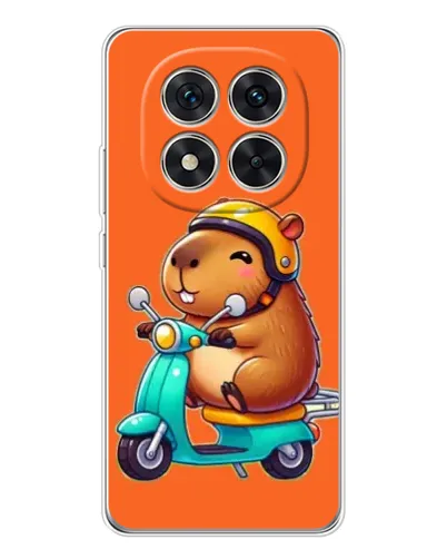 Чехол для Xiaomi Redmi Note 14 Pro 5G с картинкой «Капибара на скутере» Чехол для Xiaomi Redmi Note 14 Pro 5G с картинкой «Капибара на скутере»