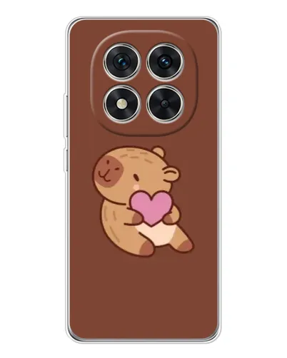Чехол для Xiaomi Redmi Note 14 Pro 5G с картинкой «Капибара с сердцем» Чехол для Xiaomi Redmi Note 14 Pro 5G с картинкой «Капибара с сердцем»