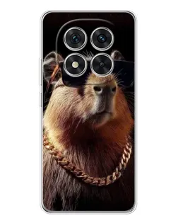 Чохол для Xiaomi Redmi Note 14 Pro 5G з картинкою «Капібара золотий ланцюг»