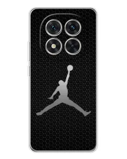 Чехол для Xiaomi Redmi Note 14 Pro Plus с картинкой «Jordan Dark Carbon»