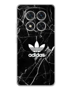 Чехол для Xiaomi Redmi Note 14 Pro Plus с картинкой «Белый мрамор Adidas»