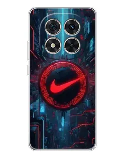 Чехол для Xiaomi Redmi Note 14 Pro Plus с картинкой «Техногенный стиль Nike»