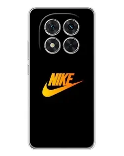 Чехол для Xiaomi Redmi Note 14 Pro Plus с картинкой «Золотой логотип Nike»