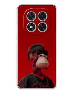 Чехол для Xiaomi Redmi Note 14 Pro Plus с картинкой «Bored Ape в красном» Чехол для Xiaomi Redmi Note 14 Pro Plus с картинкой «Bored Ape в красном»