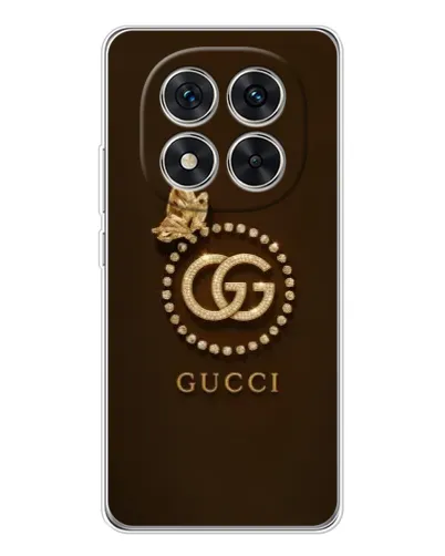Чехол для Xiaomi Redmi Note 14 Pro Plus с картинкой «Gucci — золотая бабочка»