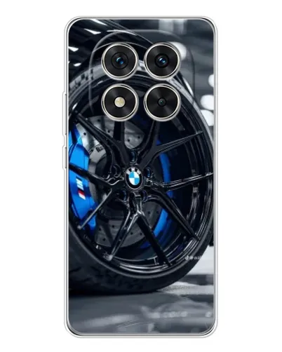 Чехол для Xiaomi Redmi Note 14 Pro Plus с картинкой «Колесо BMW вблизи»