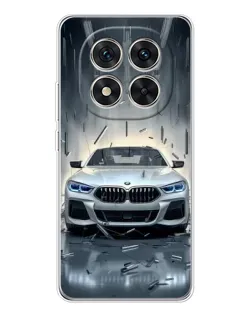 Чехол для Xiaomi Redmi Note 14 Pro Plus с картинкой «BMW в свете фар»