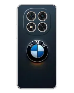 Чехол для Xiaomi Redmi Note 14 Pro Plus с картинкой «Логотип BMW — минимализм»