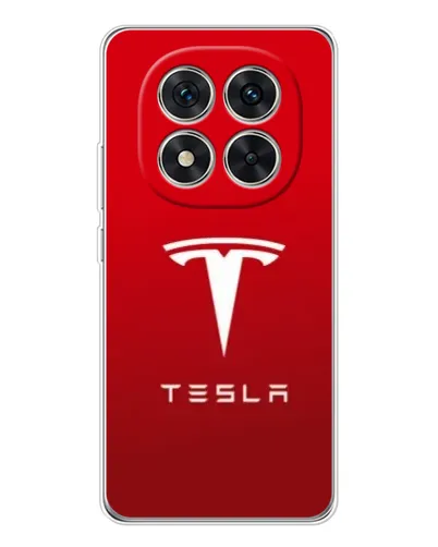 Чехол для Xiaomi Redmi Note 14 Pro Plus с картинкой «Tesla Red Classic»