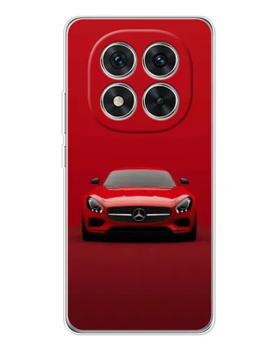 Чехол для Xiaomi Redmi Note 14 Pro Plus с картинкой «Красный Mercedes AMG»