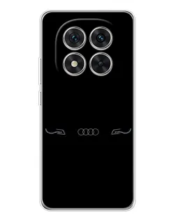Чехол для Xiaomi Redmi Note 14 Pro Plus с картинкой «Audi — световой подпись»