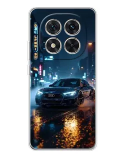 Чехол для Xiaomi Redmi Note 14 Pro Plus с картинкой «Ночной город и Audi»