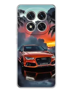 Чехол для Xiaomi Redmi Note 14 Pro Plus с картинкой «Audi — закат»