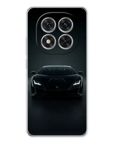 Чехол для Xiaomi Redmi Note 14 Pro Plus с картинкой «Черный Lamborghini Aventador»