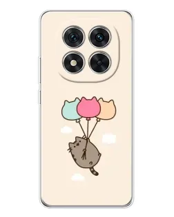 Чехол для Xiaomi Redmi Note 14 Pro Plus с картинкой «Пушин на шариках»